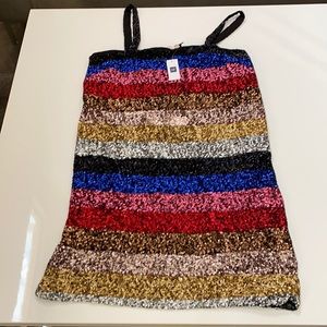 Very fun party dress with sequins!!